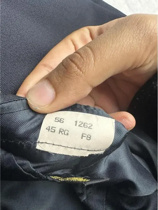 👔🧥 Brooks Brothers Brooksease Navy Wool Gold Button Blazer 45R 8861-2 🧥👔 - Picture 9 of 15